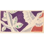 Jerzy Janisch (1901 Gródek Jagielloński - 1962 Warszawa), Lecący ptak, 1955