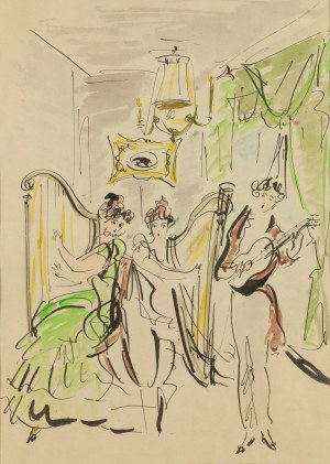Antoni Uniechowski (1903 Wilno - 1976 Warszawa), Koncert harfowy