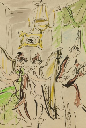 Antoni Uniechowski (1903 Wilno - 1976 Warszawa), Koncert harfowy