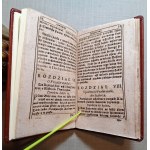 JUAN A JESUS MARIA Ćwiczenie Klasztorne Albo Praktyka Uczynków abo Aktów żywota Zakonnego żeby Duchownie y doskonałe odprawione były [KRAKÓW 1730] jęz. polski