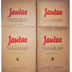 JANTAR ROK II 1938 zeszyty 1(5) - 4(8), Organ Instytutu Bałtyckiego, przegląd kwartalny