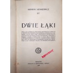 SIENKIEWICZ HENRYK Dwie łąki [wydanie I Kraków 1908 r.]