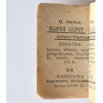 VERTOT. G. Słownik Liliput polsko - francuski 14 000 wyrazów [3,5 x 5,5 x 2]