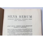 SILVA RERUM. Miesięcznik Towarzystwa Miłośników Książki KRAKÓW 1925 (6)