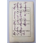 Pamiątka Święceń Kapłańskich mszy św. prymicyjnej. Ks. WOJCIECHOWSKI TADEUSZ Lwów - Polanka 1942