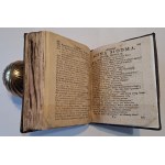 ALEKSANDROWICZ TOMASZ, Kleomira albo igrzysko Fortuny na cudownych szczęscia y nieszczęscia granicach fundowane [...] w Roku 1754. W Warszawie, w druk. J.K.Mci y Rzpti kolleg. Soc. Jesu 1754.