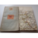 AUTO-STRASSENKARTEN/CARTES ROUTIERES/AUTO ROAD MAPS von Mittel-Europa G. Freytag&Berndt A.G. WIEN [BLATT 21] [Opava-Kraków]
