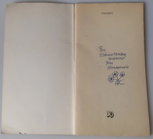HARASYMOWICZ JERZY, Dransky (dedication and drawing by the Author)