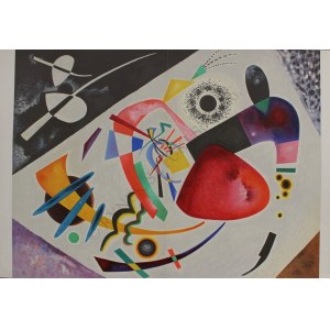 Wassily Kandinsky wg (1866-1944), Czerwona plama II(&bdquo;Derri&eacute;re le Miroir&rdquo; no 118, 1960)