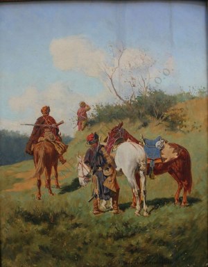 Władysław Karol Szerner (1870-1936), Kozacki patrol