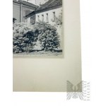 Jozef Rozhnovsky (20th century) - Large Landscape Photograph: St. Michael's Church and Bernardine Monastery in Vilnius (View from St. Nicholas Street).