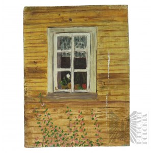 Jancenty Wójcik (Lublin 1940 - 2018 Warsaw) Painting Window.