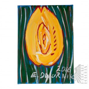 Edward Dwurnik (1943-2018) - 'Orange Tulip', 2016