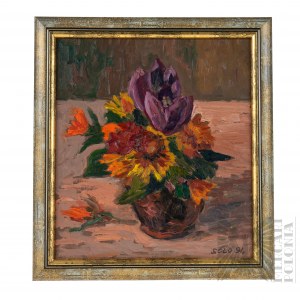 Donald Solo (1919 - 2010), Still Life with Flowers