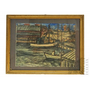 Leon Michalski (1911-1989), Scéna v přístavu