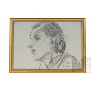 Romuald Smorczewski (1901-1962) Profile of a Woman, 1962