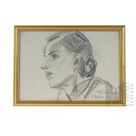 Romuald Smorczewski (1901-1962) Profil Kobiety, 1962 Rok