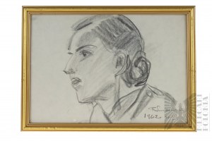 Romuald Smorczewski (1901-1962) Profil Kobiety, 1962 Rok