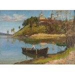 Golikov Vasiliy Vasilevich (1921-2005), Cerkiew Nikola Rozhok na jeziorze Seliger Maj 1986