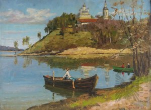 Golikov Vasiliy Vasilevich (1921-2005), Cerkiew Nikola Rozhok na jeziorze Seliger Maj 1986