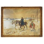 Wacław Tracewski (1865-1904) - Pejzaż Zimowy
