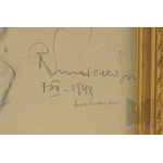 Romuald Smorczewski (1901-1962) Profil Mężczyzny (Napoleon?) 1944
