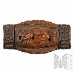 XIX secolo - Tabacchiera con noce di Tagua