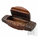 XIX secolo - Tabacchiera con noce di Tagua