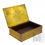 Jan Witke (1913-1992) Second Republic Warsaw Humidor Bronze Dedication 1944