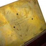 Jan Witke (1913-1992) Second Republic Warsaw Humidor Bronze Dedication 1944
