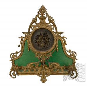 19th - 20th Century France, Paris - Openwork Mantel Clock