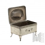 Nineteenth Century - Opole (Oppeln) Silesia Silver Biedermeier Chest Sugar Box.