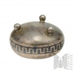 Tsarist Russia Silver (0.875) Niello salt cellar 1896-1908