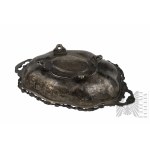 Pogorzelski Warszawa - Srebrna (0.875) Carska Ozdobna Patera 1878 rok.