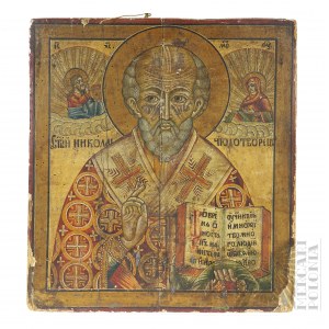 17th Century Old Believer Icon Nicholas the Miracle Worker