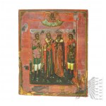 XVIII Wiek Ikona w Gablocie “Wybrane”