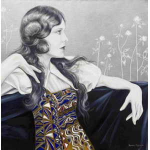 Sandra Chojnowska, Purple velvet, 2024