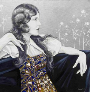 Sandra Chojnowska, Purple velvet, 2024