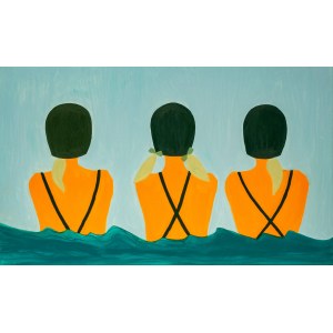 Agnieszka Brzezińska, Trois nageuses des sœurs du cycle, 2024