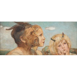Wlastimil Hofman (1881 Praga - 1970 Szklarska Poręba), Faun i dzieci