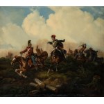Michał Gorstkin-Wywiórski (1861 Warszawa - 1926 Berlin), Bitwa, ok. 1880 r.
