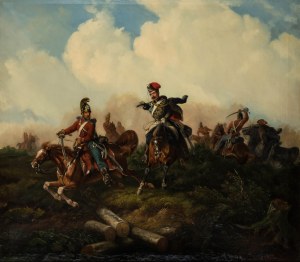 Michał Gorstkin-Wywiórski (1861 Warszawa - 1926 Berlin), Bitwa, ok. 1880 r.
