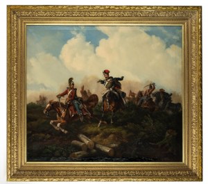 Michał Gorstkin-Wywiórski (1861 Warszawa - 1926 Berlin), Bitwa, ok. 1880 r.