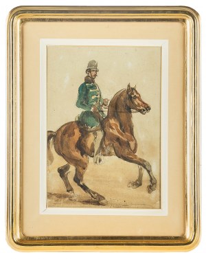 Piotr Michałowski (1800 Kraków - 1855 Krzyżtoporzyce), Huzar, ok. 1850-55