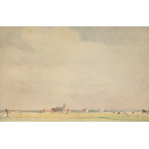Leon Wyczółkowski (1852 Huta Miastkowska k. Kielc - 1936 Warszawa), Pejzaż, 1914 r.