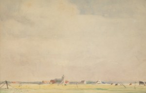 Leon Wyczółkowski (1852 Huta Miastkowska k. Kielc - 1936 Warszawa), Pejzaż, 1914 r.