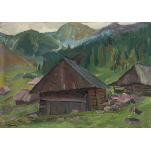 Stanisław Kamocki (1875 Warschau - 1944 Zakopane), Saal Jaworzynka, 1931.