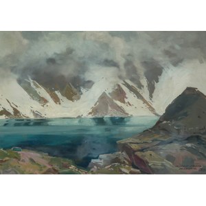 Leszek Stańko (1924 Sosnowiec-2010 Katowice), Morskie Oko dans les Tatras, 1963.