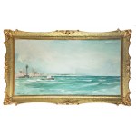 Marian Mokwa (1889 Malary - 1987 Sopot), Vue du port