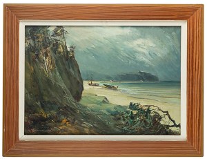 Henryk Baranowski (1932 Starogard Gdański - 2005 Gdynia), Widok z Orłowa, 1983 r.